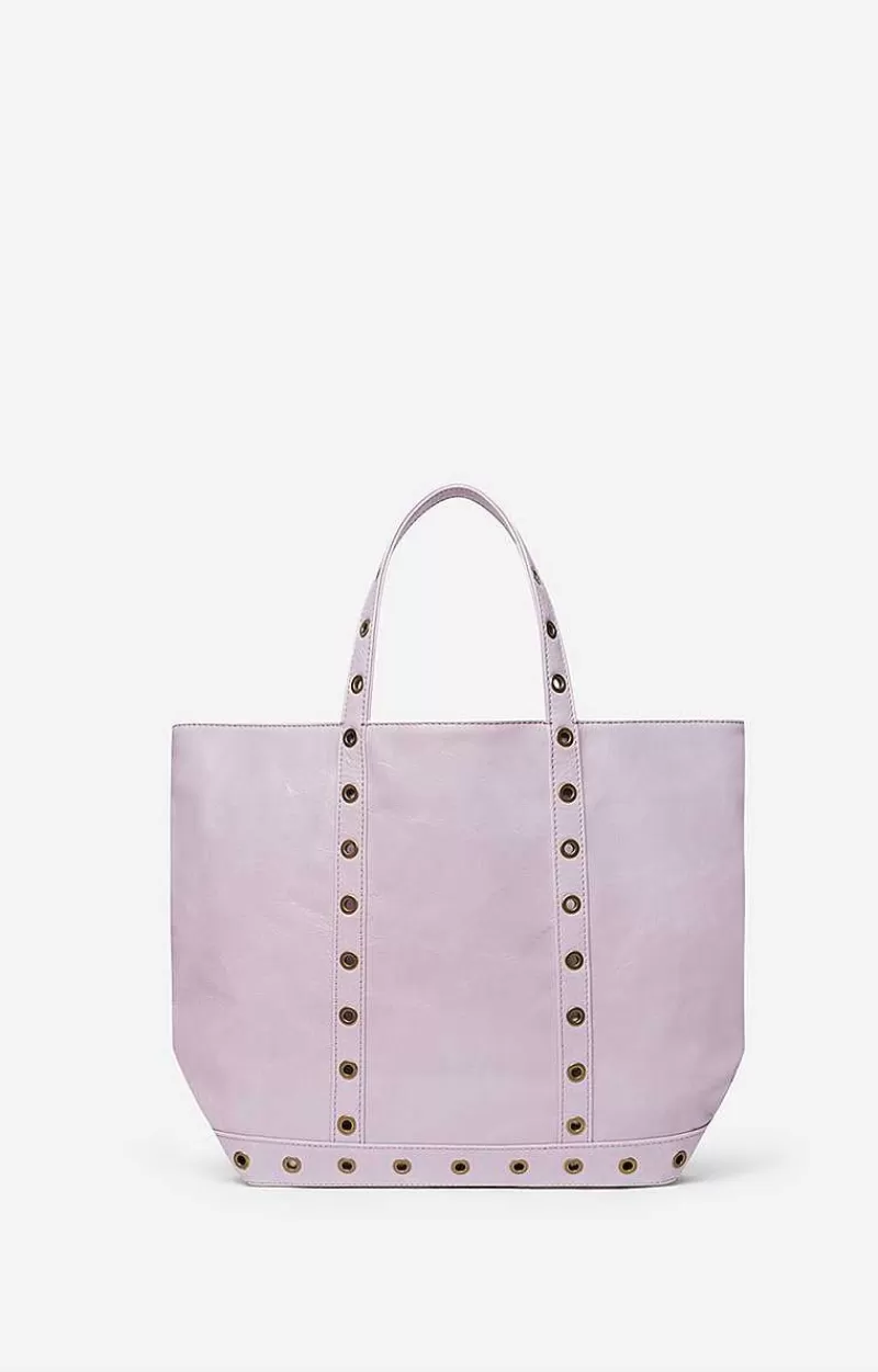 Vanessa Bruno Crinkled Leather M Cabas Tote