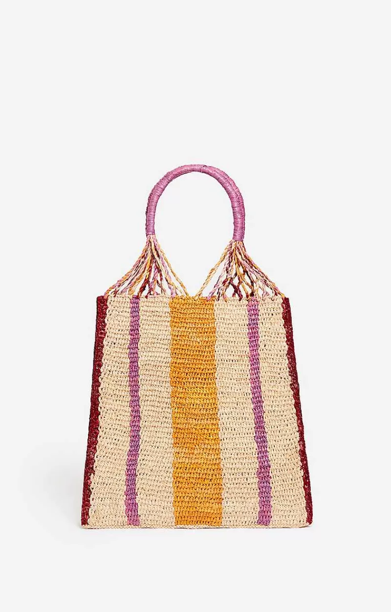 Vanessa Bruno Flat Raffia Basket