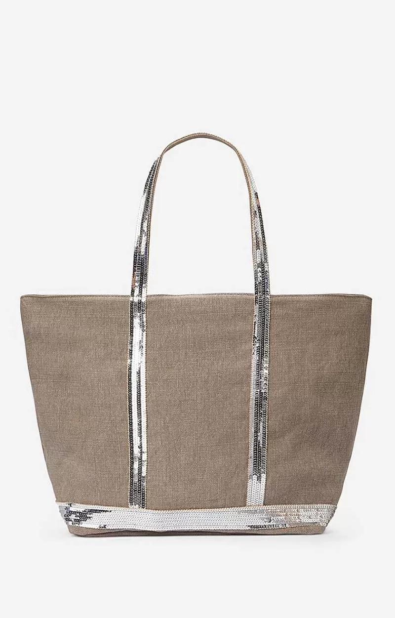 Vanessa Bruno Linen L Cabas Tote