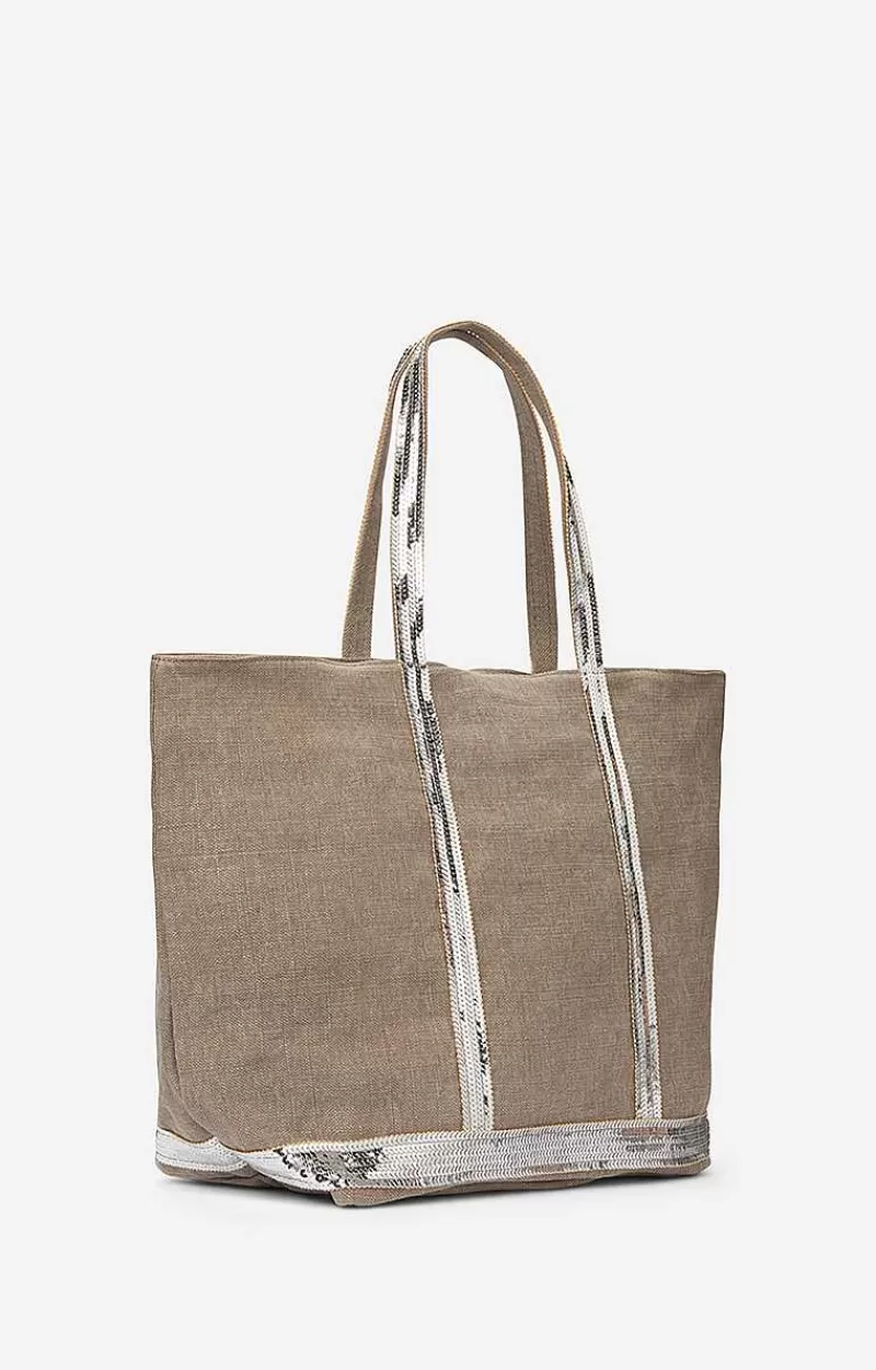 Vanessa Bruno Linen L Cabas Tote