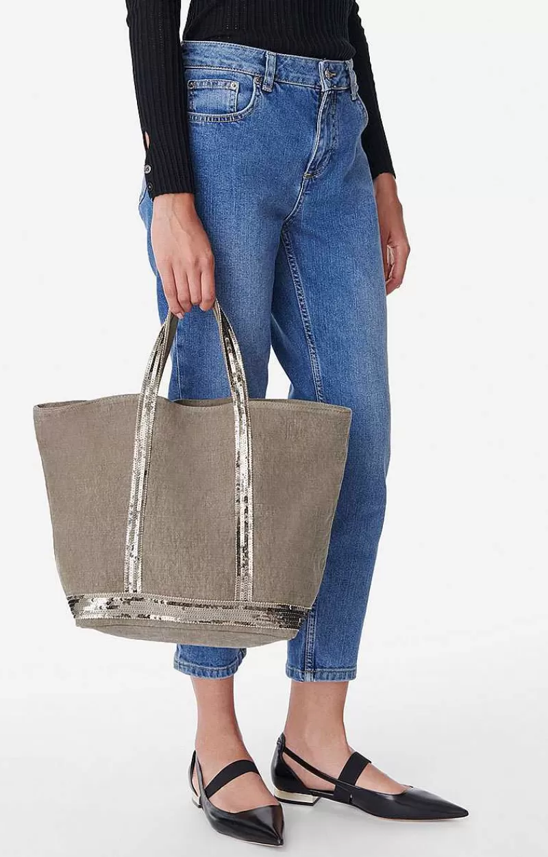 Vanessa Bruno Linen M Cabas Tote