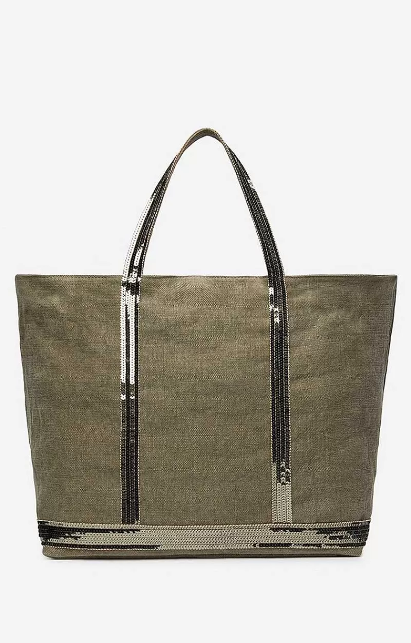 Vanessa Bruno Linen Xl Cabas Tote