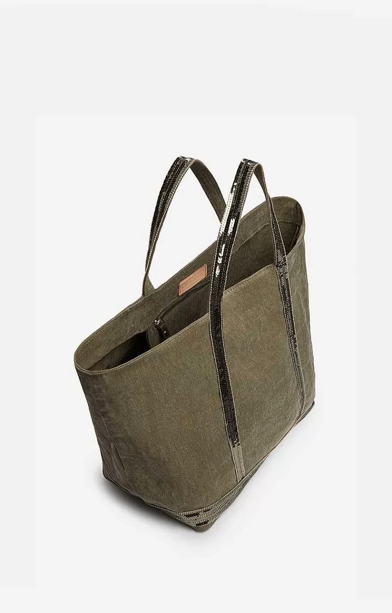 Vanessa Bruno Linen Xl Cabas Tote