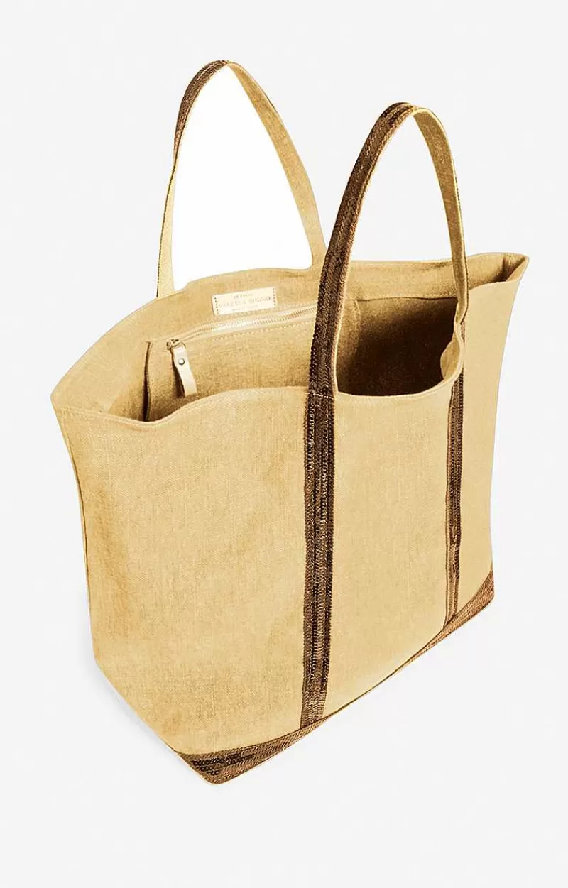 Vanessa Bruno Linen Xl Cabas Tote