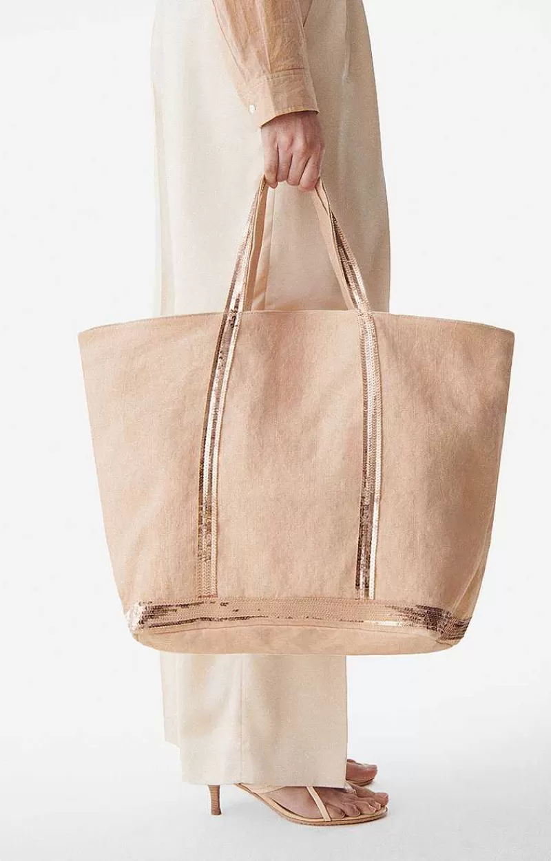 Vanessa Bruno Linen Xl Cabas Tote