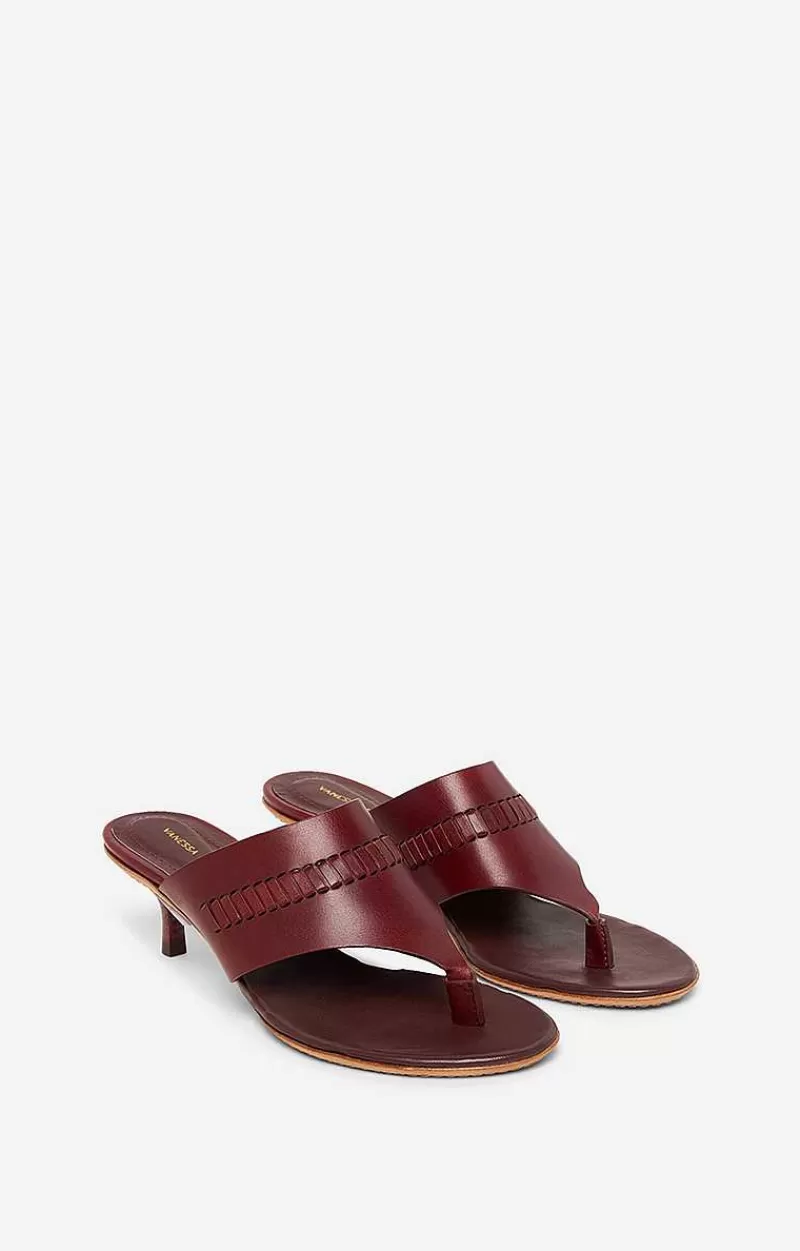 Vanessa Bruno Mules In Vegetable Tanned Leather