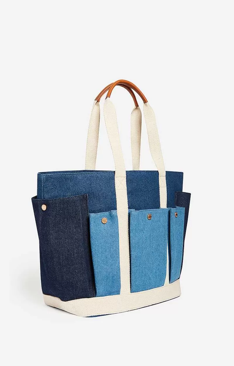 Vanessa Bruno Multi-Pocket L Cabas Tote