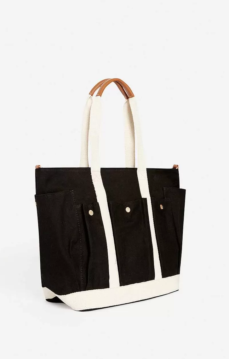 Vanessa Bruno Multi-Pocket L Cabas Tote