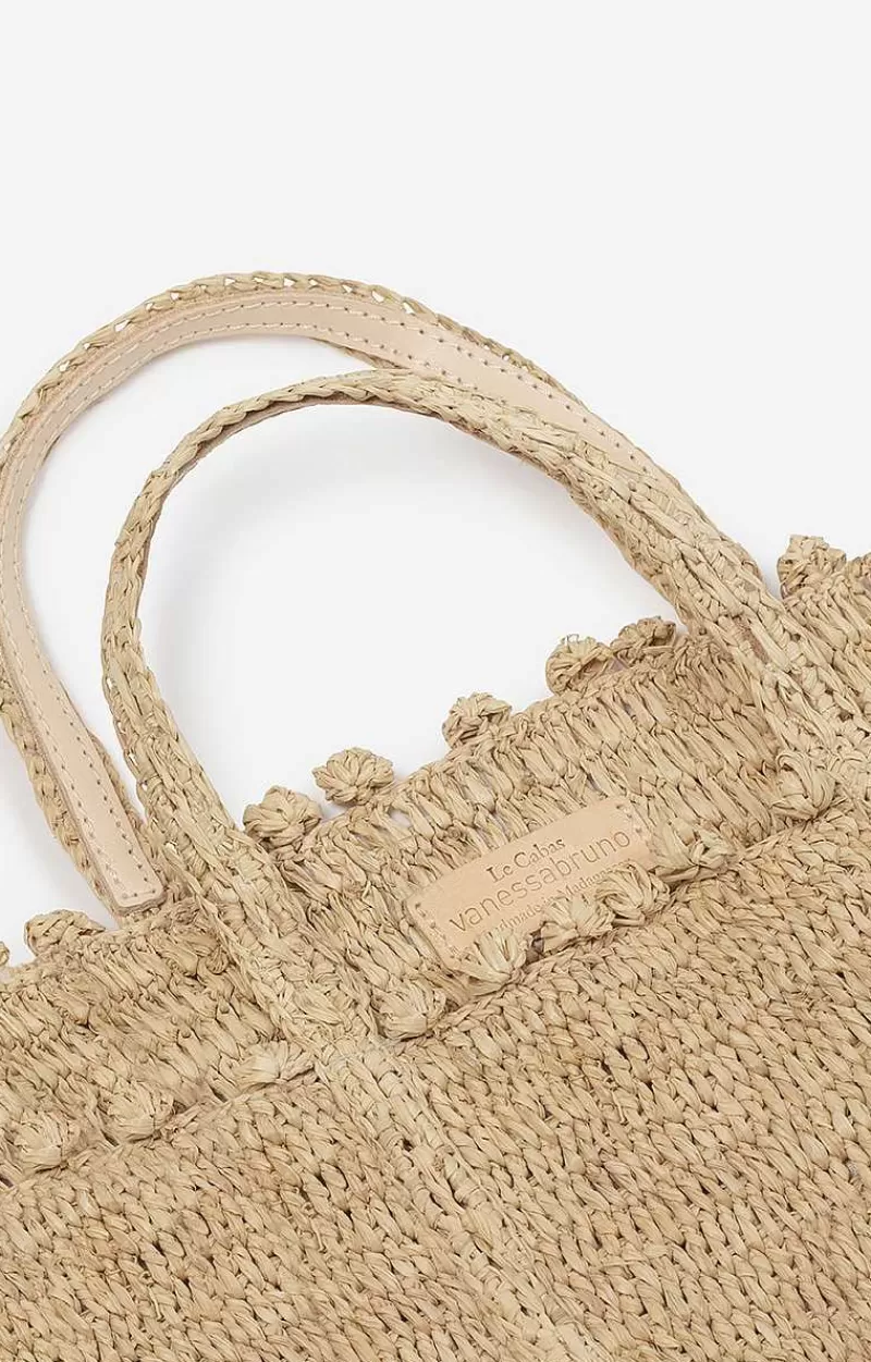 Vanessa Bruno Raffia Bubbles S Cabas Tote