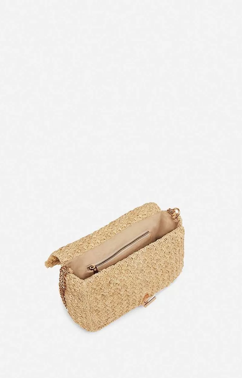 Vanessa Bruno Raffia Moon Bag