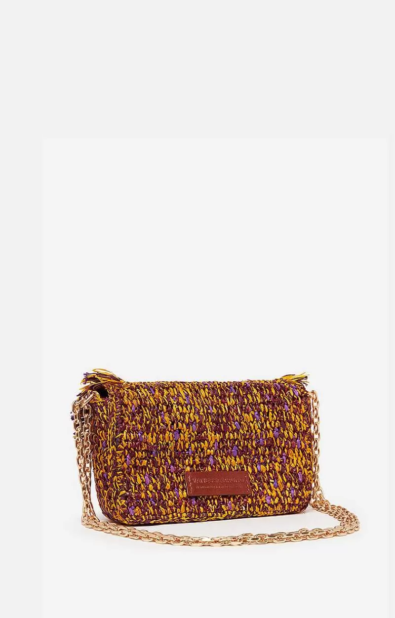 Vanessa Bruno Raffia Moon Bag