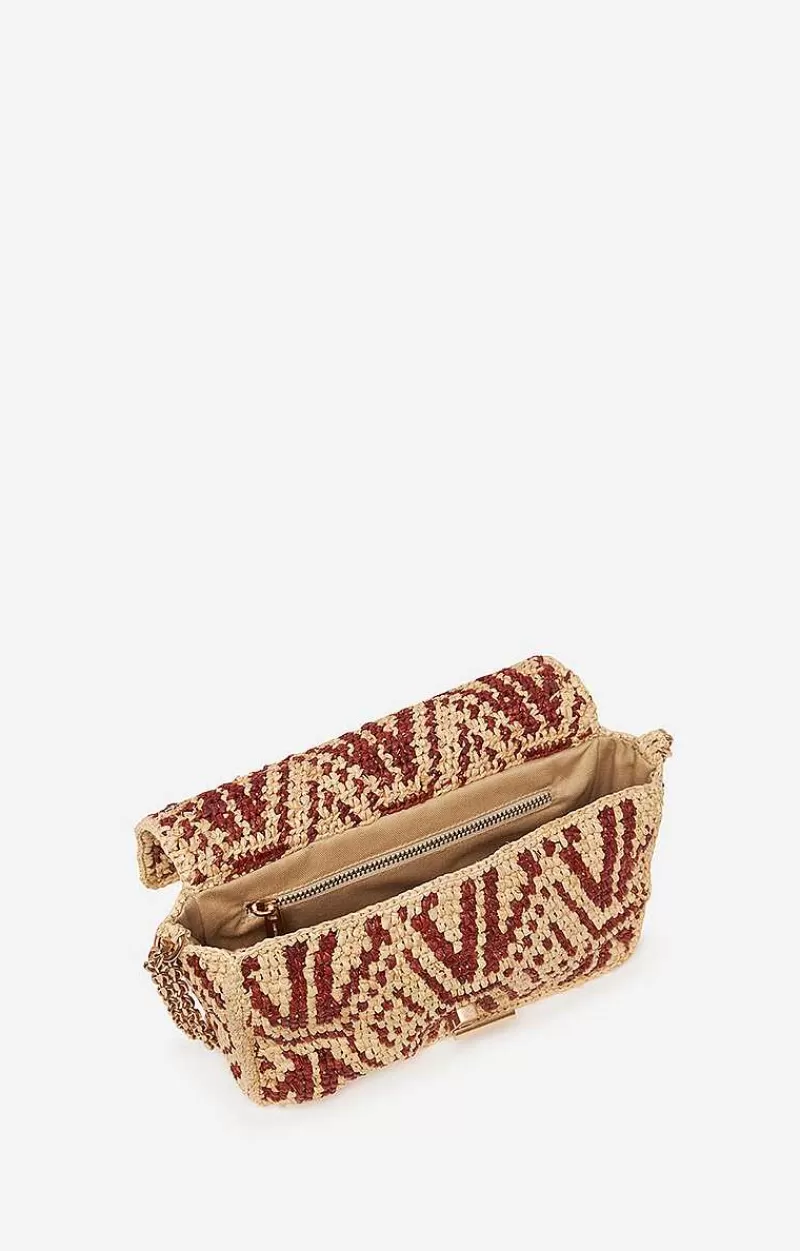 Vanessa Bruno Raffia Moon Bag