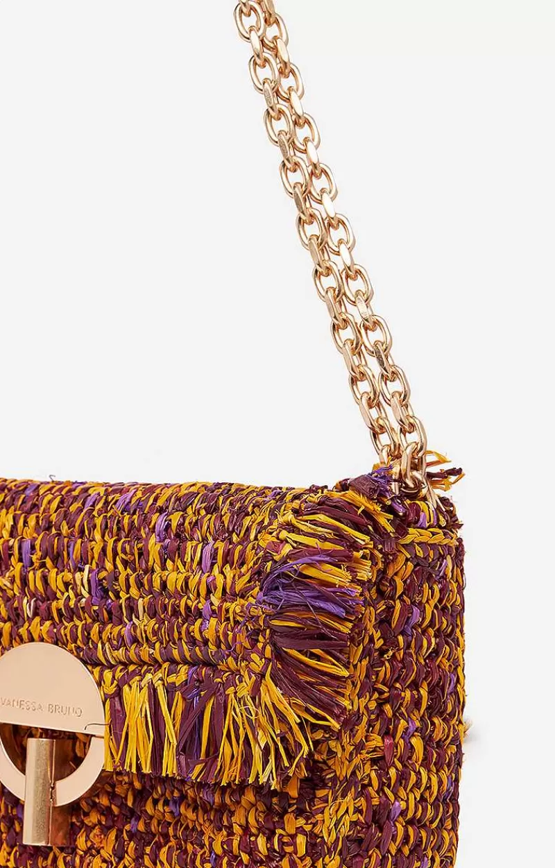 Vanessa Bruno Raffia Moon Bag