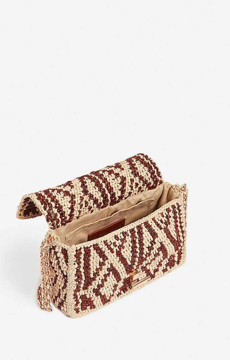 Vanessa Bruno Raffia Nano Moon Bag