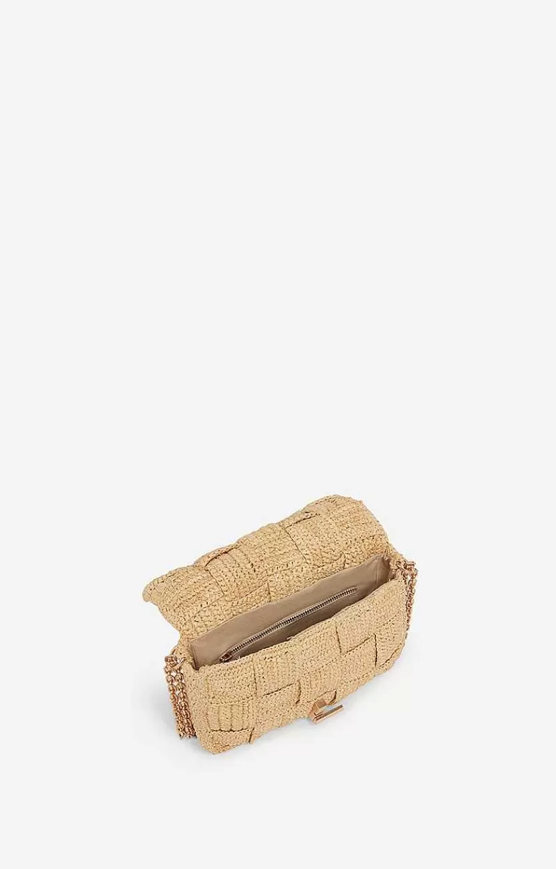 Vanessa Bruno Raffia Small Moon Bag