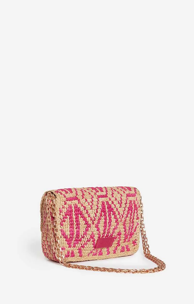 Vanessa Bruno Raffia Small Moon Bag