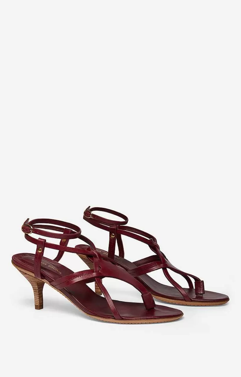 Vanessa Bruno Sandals In Vegetable Tanned Leather