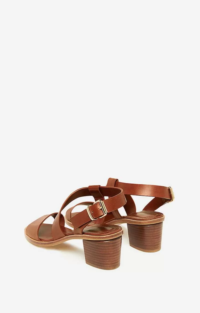 Vanessa Bruno Sandals In Vegetable Tanned Leather