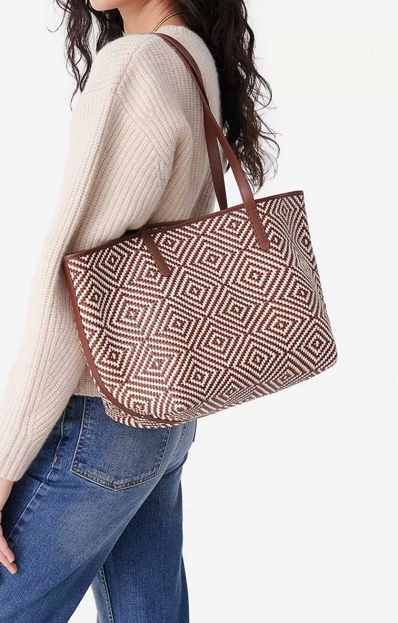 Vanessa Bruno Woven Leather Basket