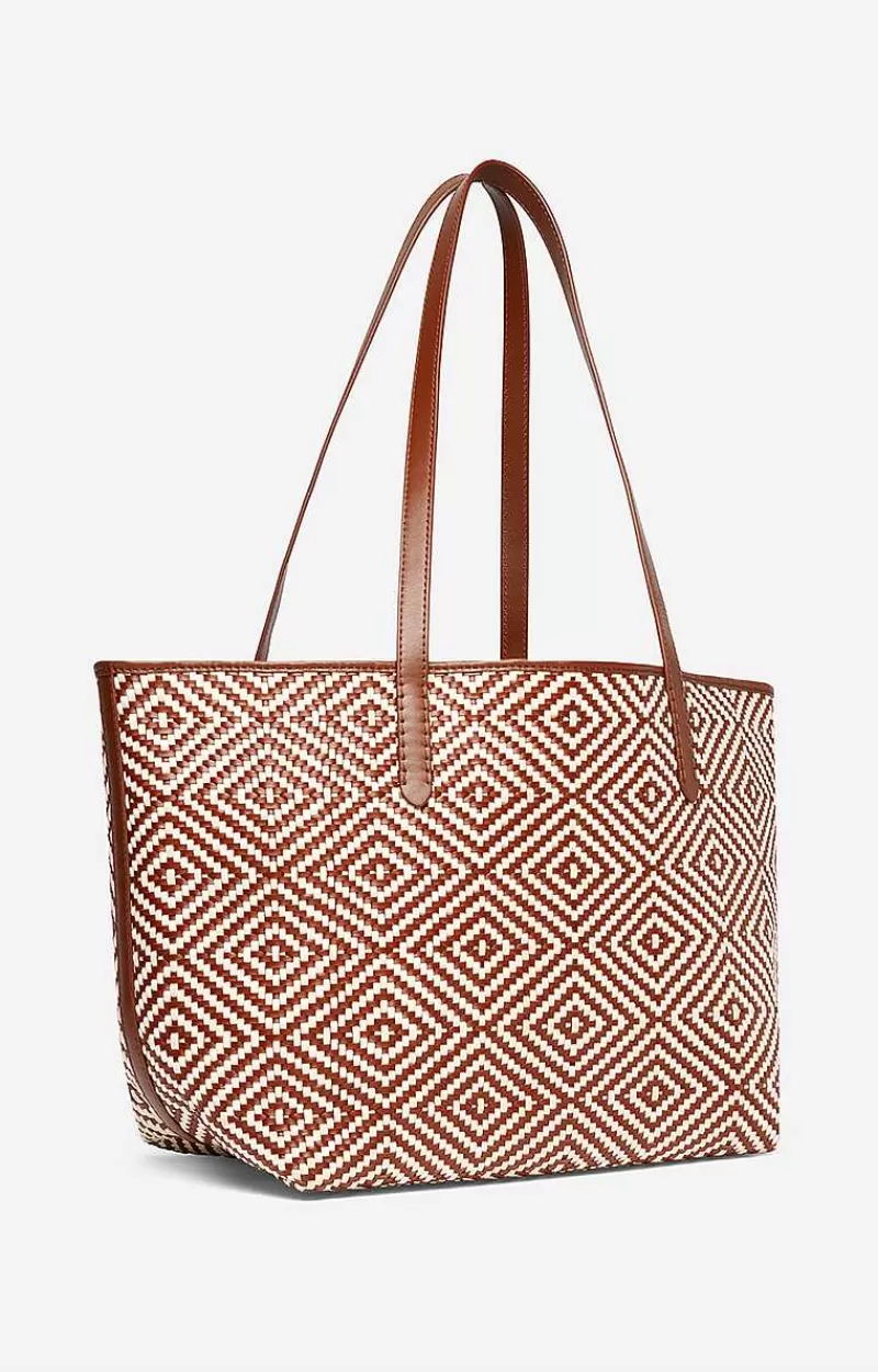 Vanessa Bruno Woven Leather Basket