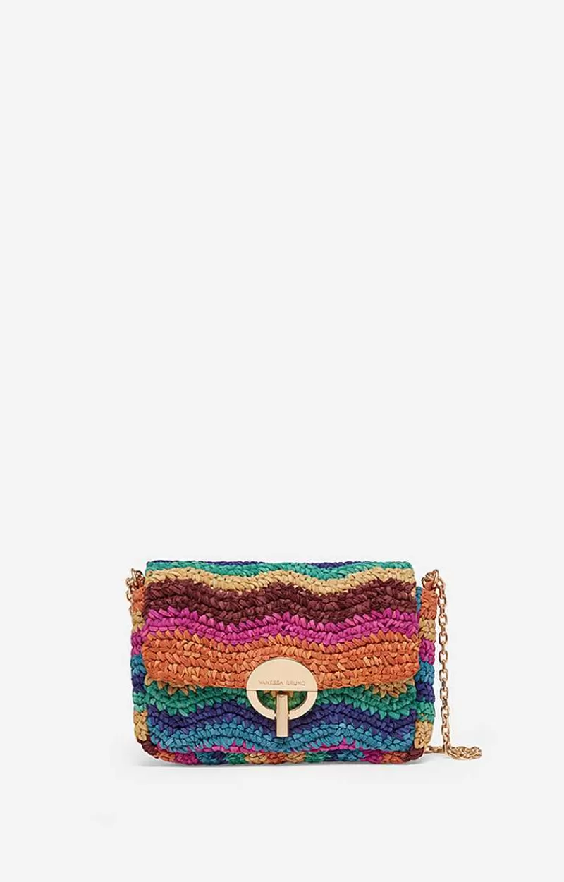 Vanessa Bruno Woven Leather Small Moon Bag