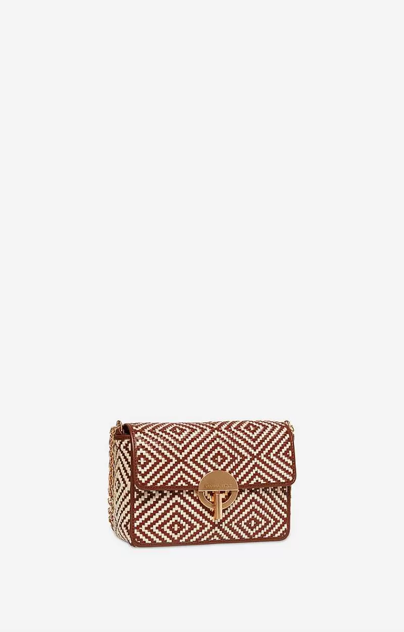 Vanessa Bruno Woven Leather Small Moon Bag